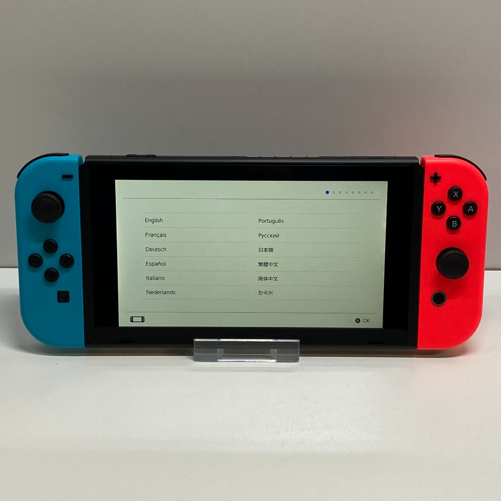 Nintendo Switch Console with Neon Red/ Neon Blue Joys Cons 32GB Own4Less